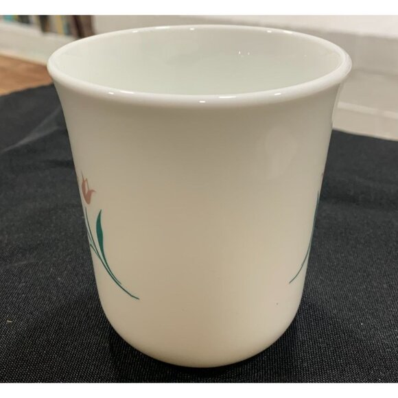 Vintage Set Of 4 Corelle Rosemarie Mugs With Floral Design - Picture 5 of 8